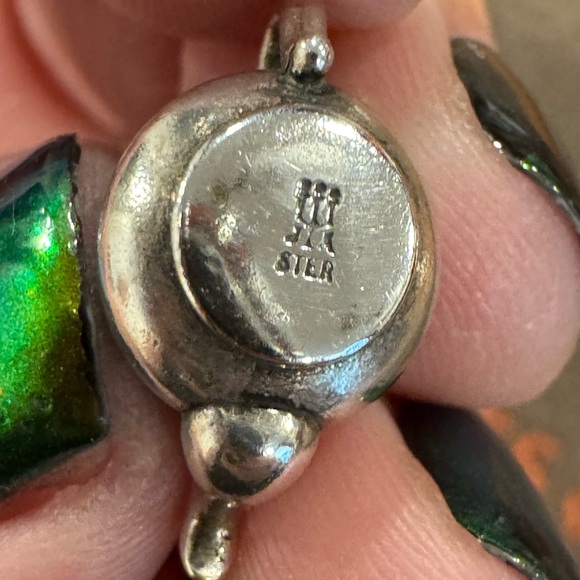 James Avery Sterling Silver Teapot Charm - Picture 7 of 7